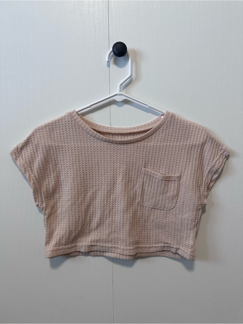 Women's Waffle-Knit Crop Tee